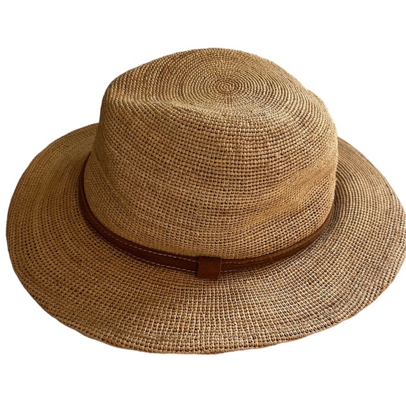 Goorin Bros Accessories - Goorin Bros Fatima Wide Brim Floppy Hat With Suede Banding Size Large